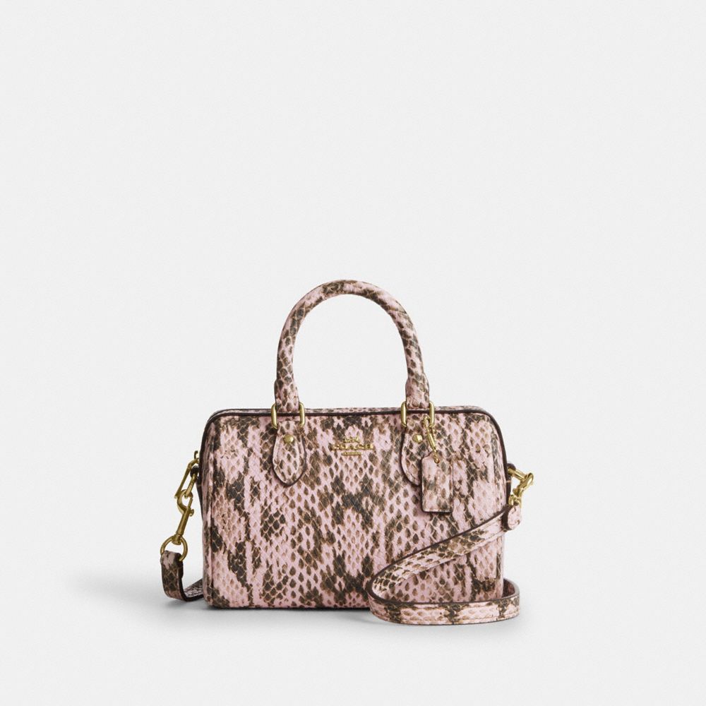 Mini Rowan Crossbody Bag - CDY32 - Gold/Pink
