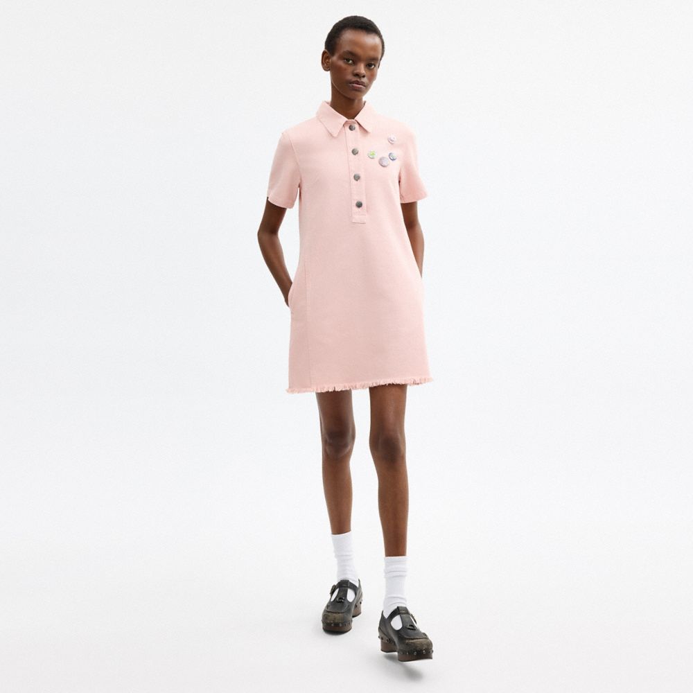 COACH | BRAIN DEAD SHORT SLEEVE DENIM MINI DRESS