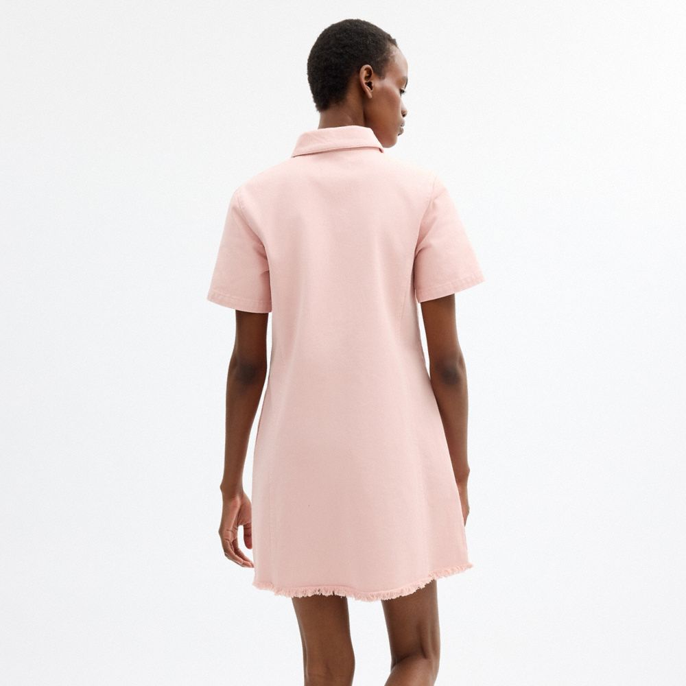 COACH | BRAIN DEAD SHORT SLEEVE DENIM MINI DRESS