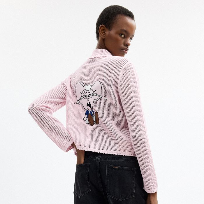 COACH | BRAIN DEAD KACHI MOUSE CARDIGAN IN ORGANIC COTTON