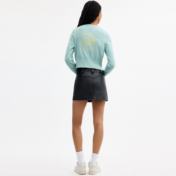 COACH | BRAIN DEAD PLUSH CHARACTER CARDIGAN IN ORGANIC COTTON