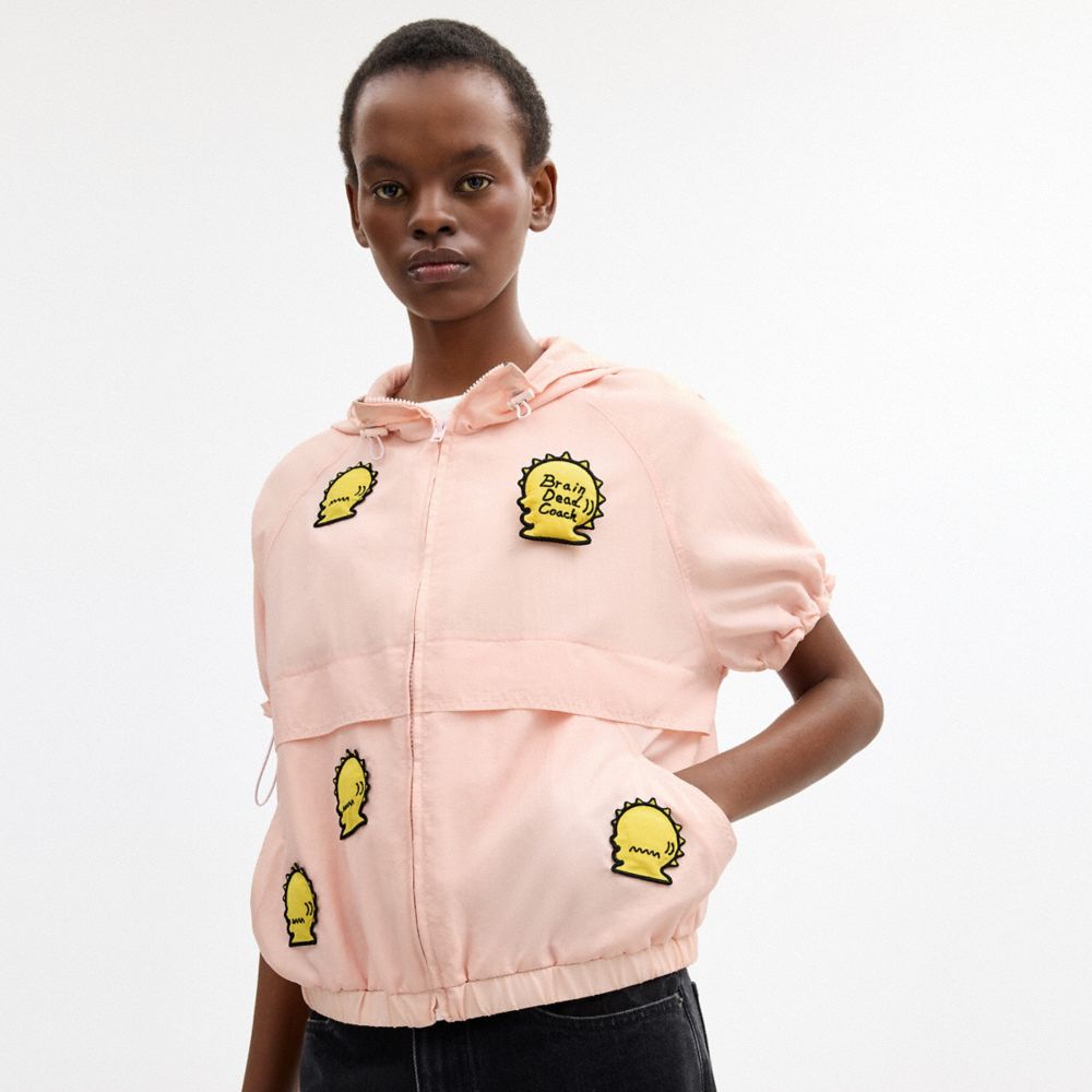 COACH | BRAIN DEAD SHORT SLEEVE WINDBREAKER