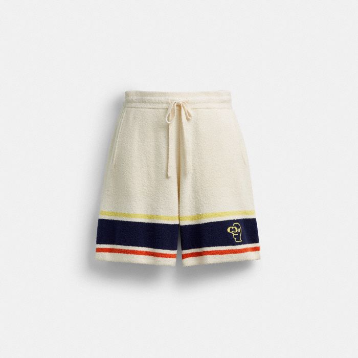 COACH | BRAIN DEAD STRIPED KNIT SHORTS
