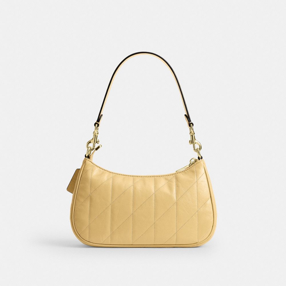 TERI SHOULDER BAG WITH QUILTING-IM/SOFT YELLOW