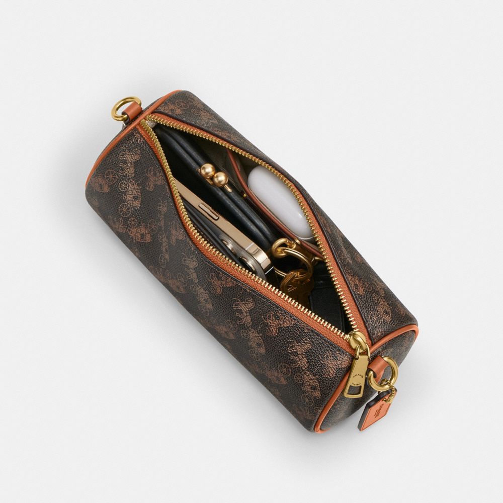 馬車圖案印花 BARREL 手袋