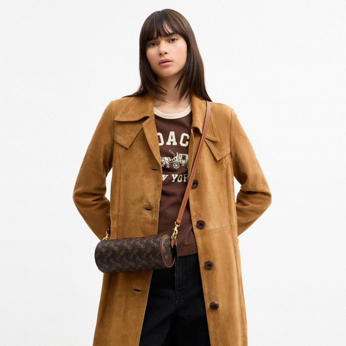 馬車圖案印花 BARREL 手袋