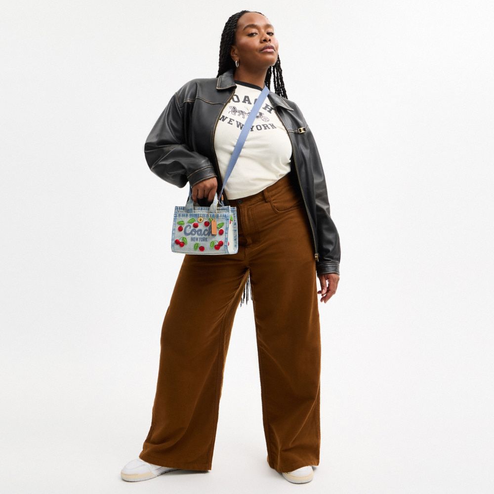 CARGO TOTE BAG 20 WITH CHERRY EMBROIDERY