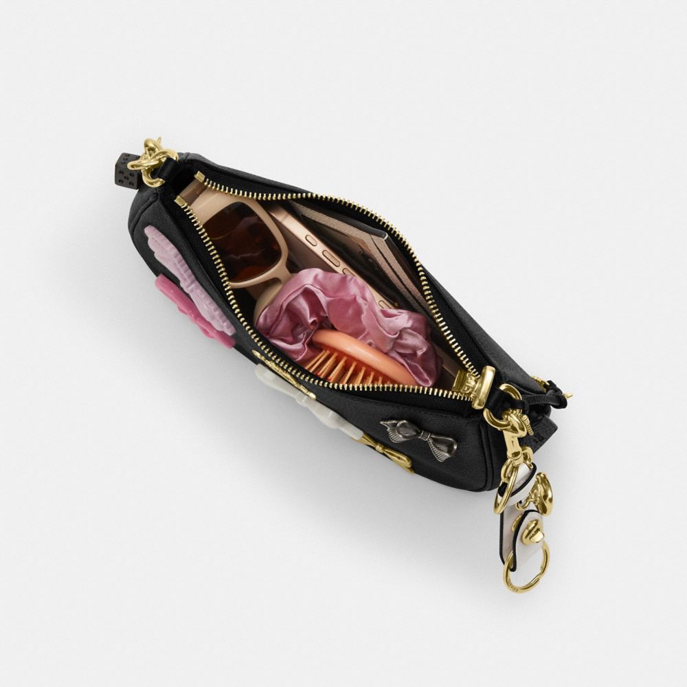 TERI SHOULDER BAG WITH BOWS AND CHARMS