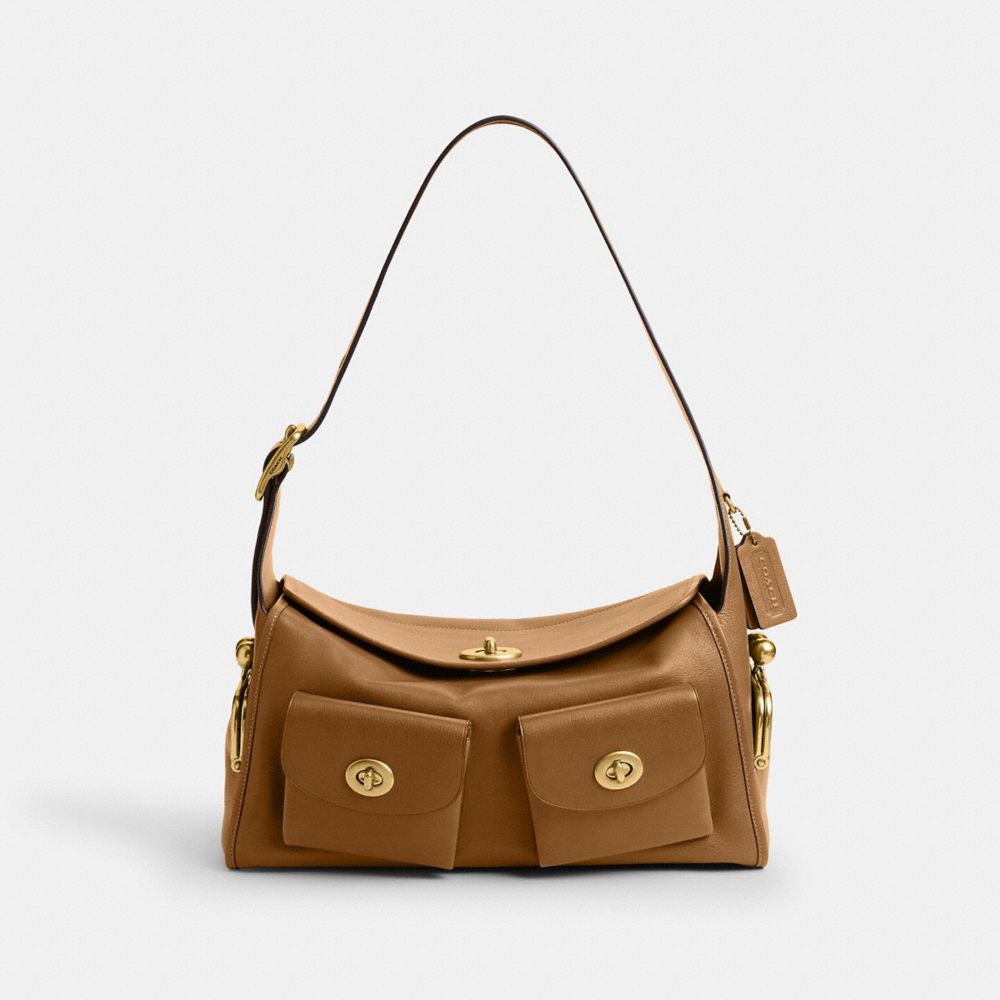 COACH&reg;,Turnlock Haversack Bag,,Front View