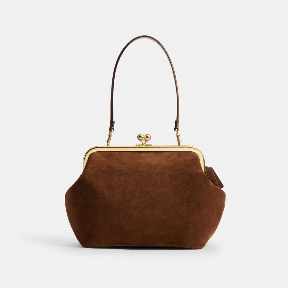 COACH&reg;,Kisslock Frame Bag 27,,Front View