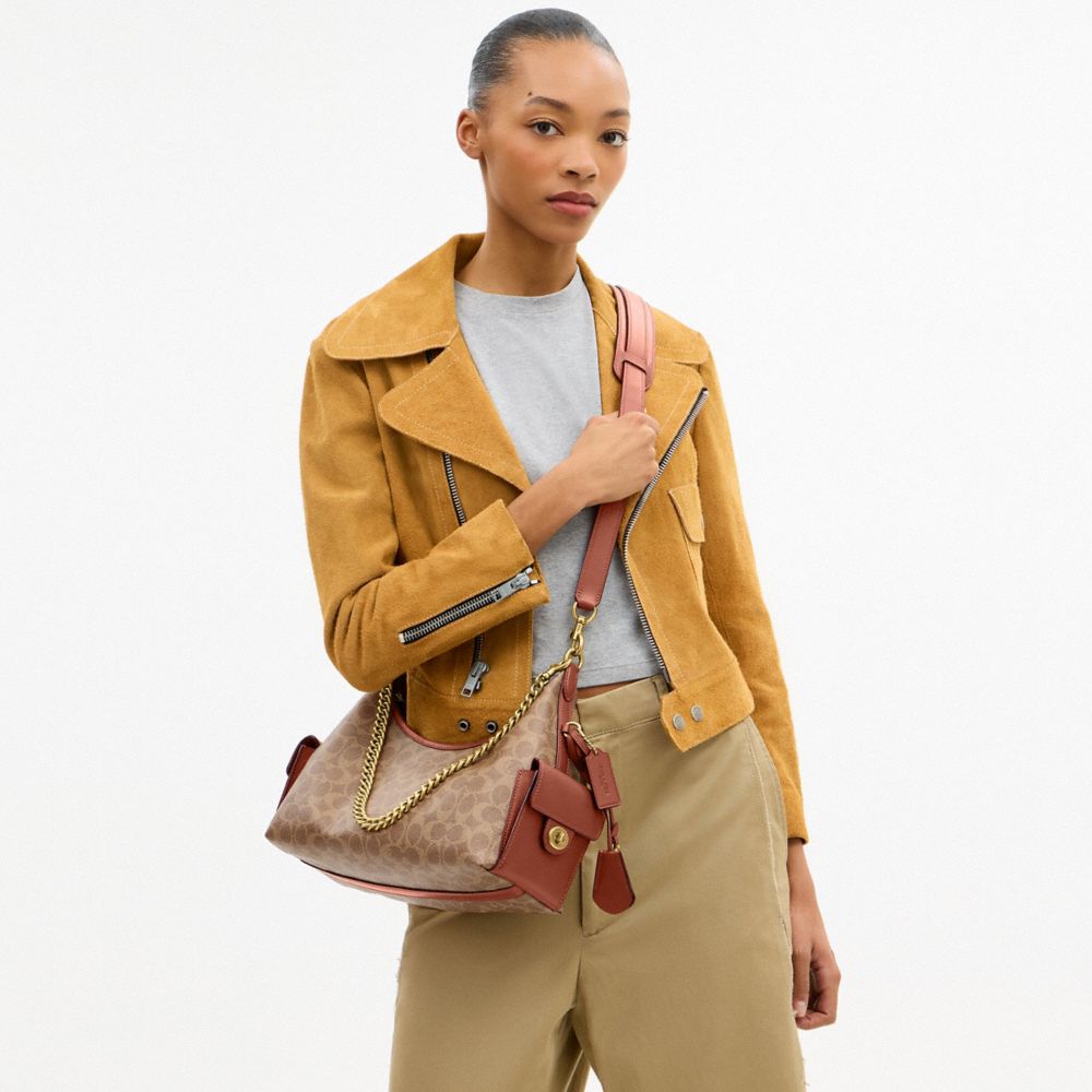 JULIET 經典 SIGNATURE 帆布 POCKET 30 手袋