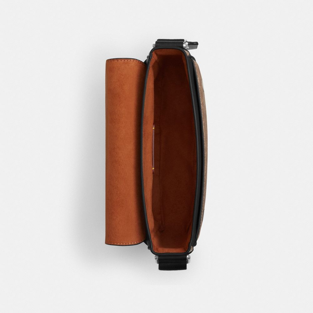 JACK SMALL FLAP CROSSBODY BAG IN SIGNATURE CANVAS