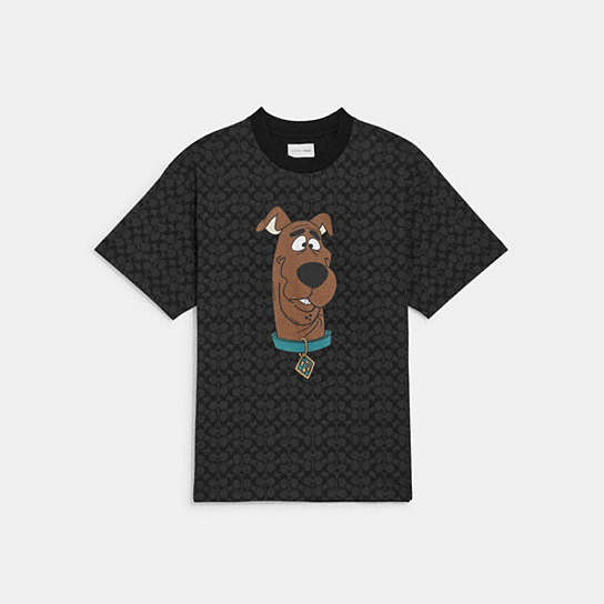 CE133 - Coach | Scooby Doo! Signature T Shirt Washed Black