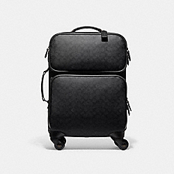 COACH CE180 Wheeled Carry On In Signature Canvas CHARCOAL