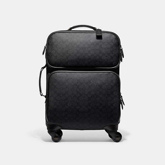 CE180 - Wheeled Carry On In Signature Canvas Charcoal