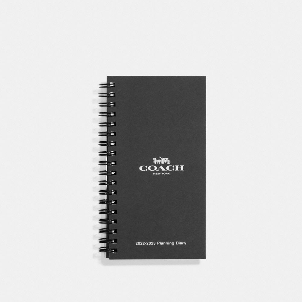 COACH CE199 2023 4 X7 Spiral Diary Book Multi