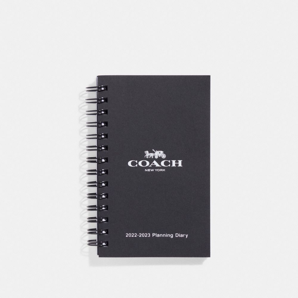 COACH CE200 2023 3 X5 Spiral Diary Book Multi
