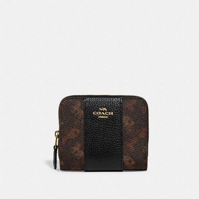 BILLFOLD WALLET WITH HORSE AND CARRIAGE PRINT
