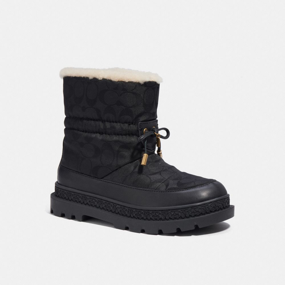 COACH CE303 Kailee Bootie In Recycled Polyester Black