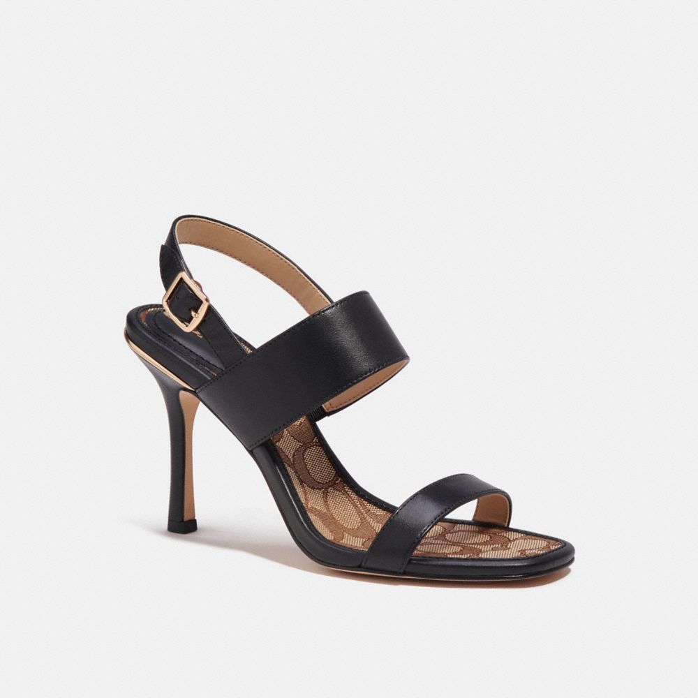 COACH CE319 Rori Sandal BLACK