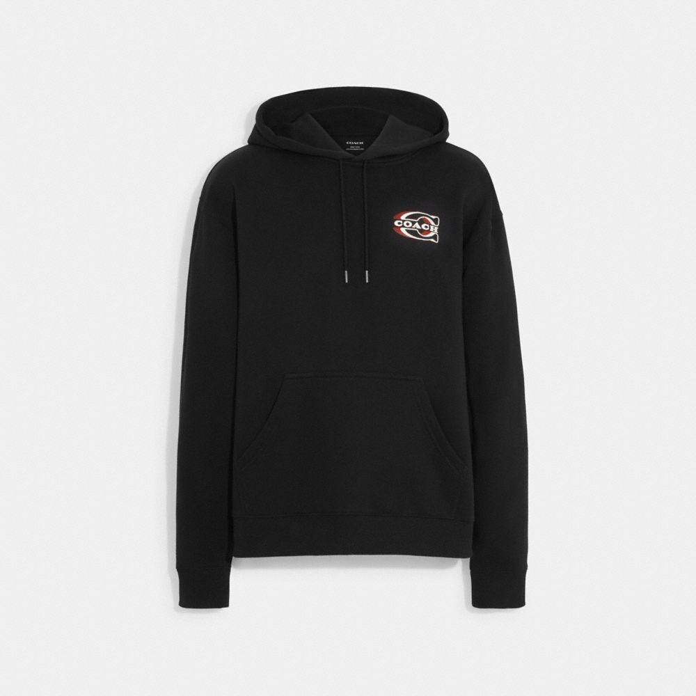 Gradient Signature Hoodie - CE334 - Black