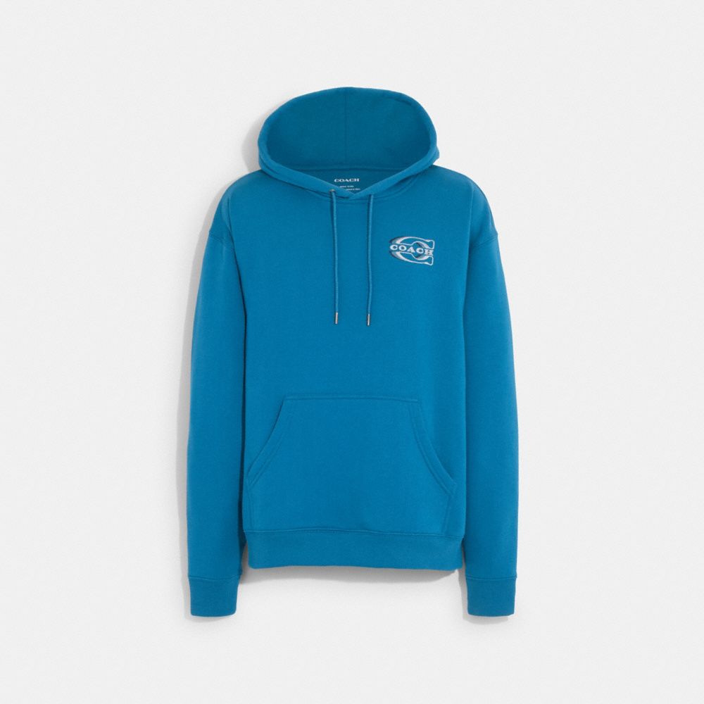 Gradient Signature Hoodie - CE334 - Blue Sapphire