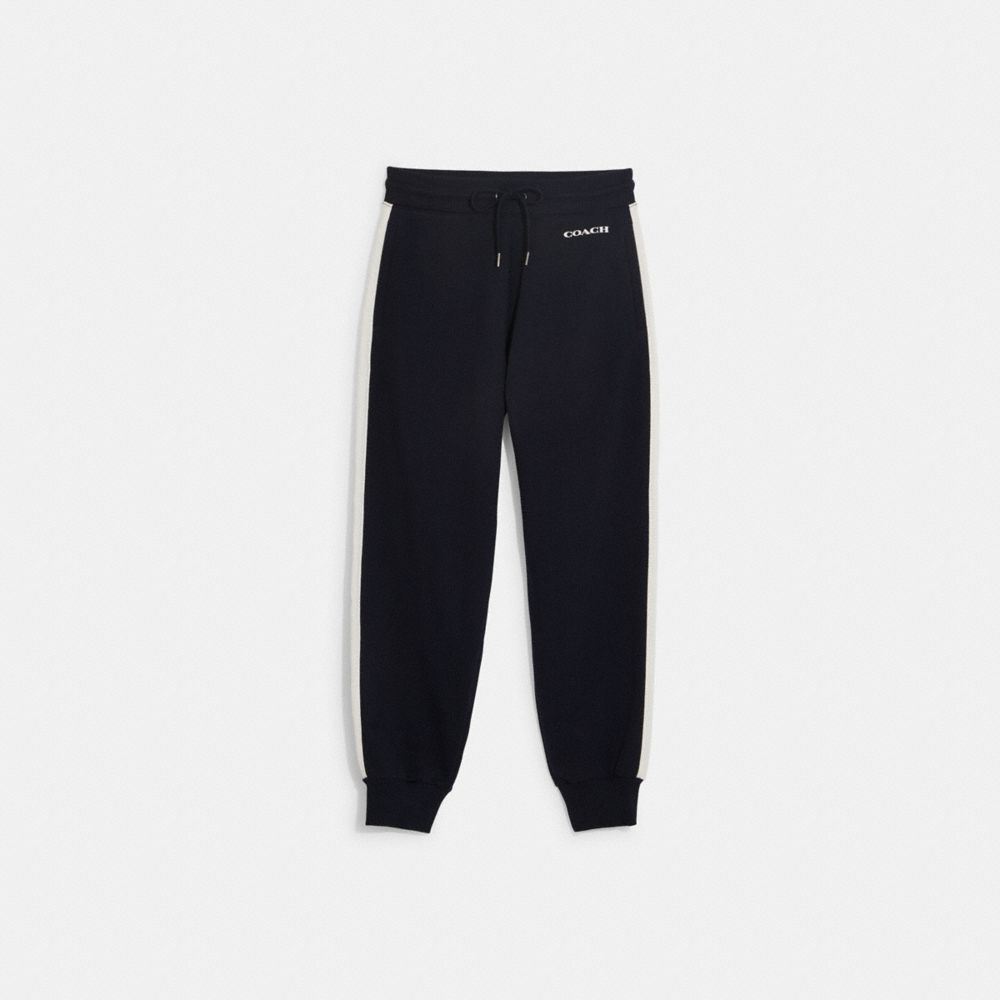 COACH CE417 Signature Joggers NAVY