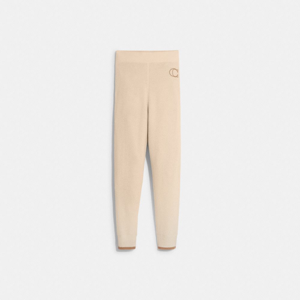 Thermal Knit Joggers - CE425 - Ivory
