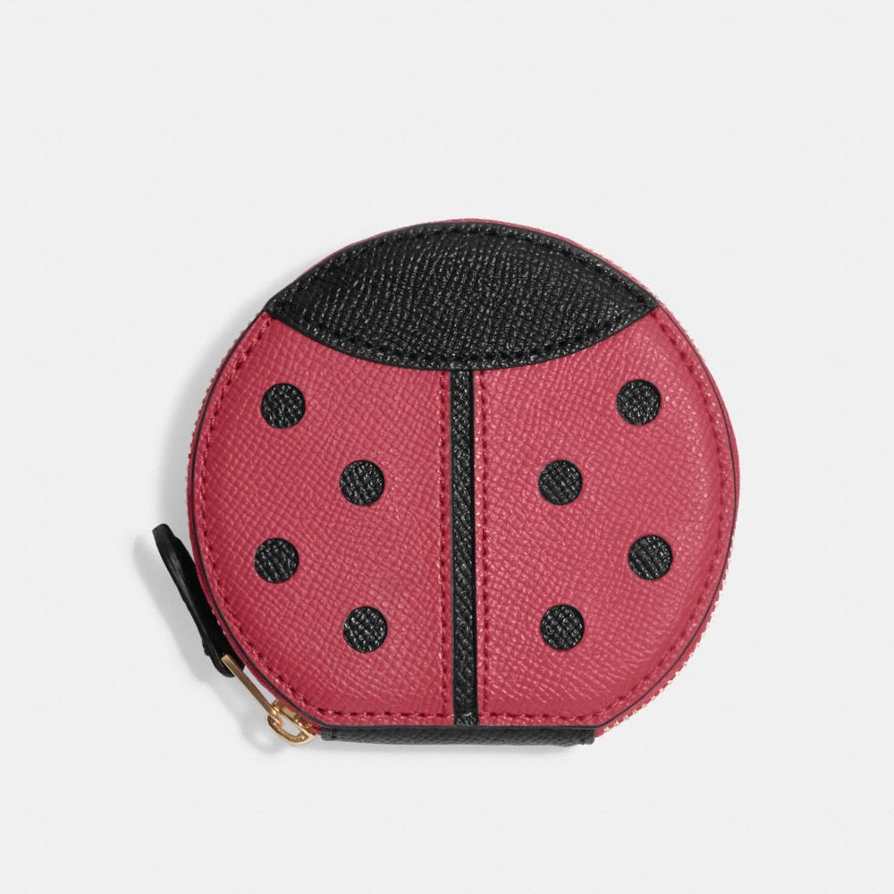 Ladybug Coin Pouch - CE430 - IM/Strawberry Haze Multi