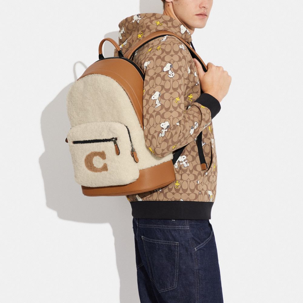 WEST BACKPACK WITH COACH MOTIF