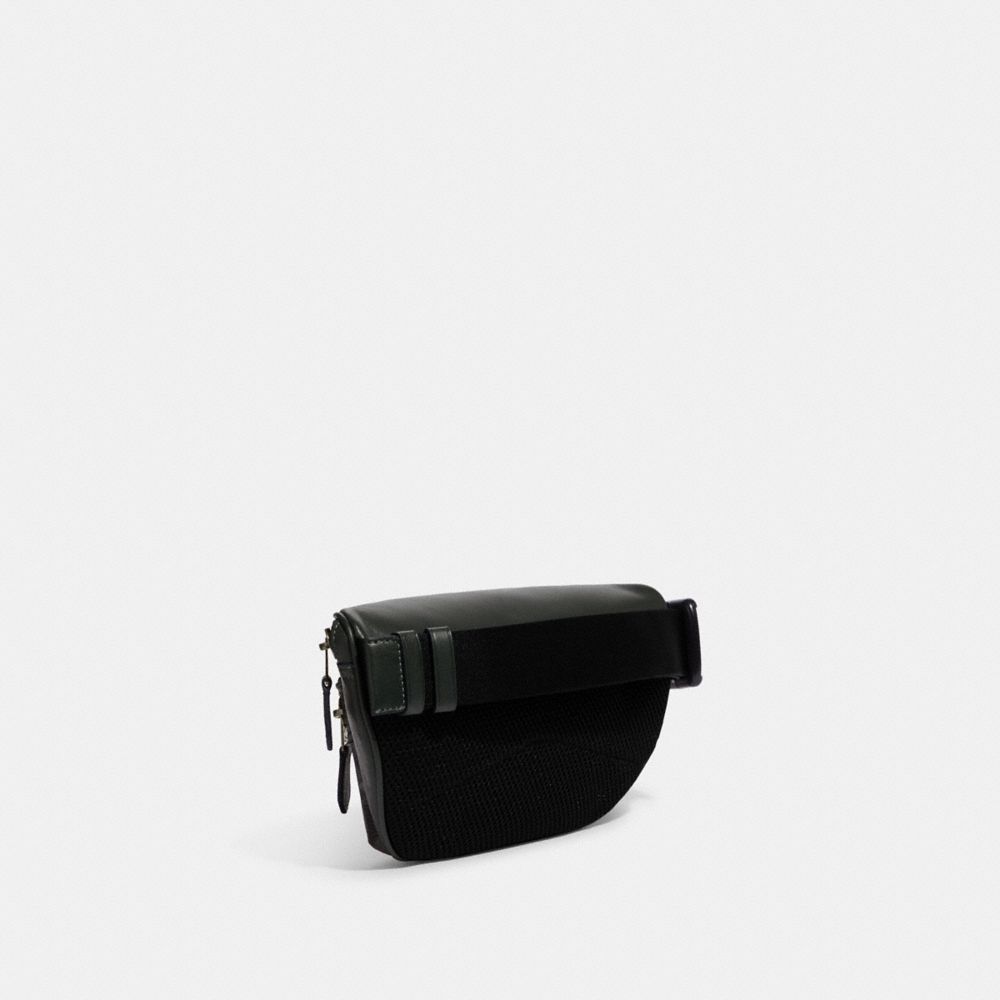 WESTWAY BELT BAG IN COLORBLOCK SIGNATURE CANVAS WITH COACH PATCH