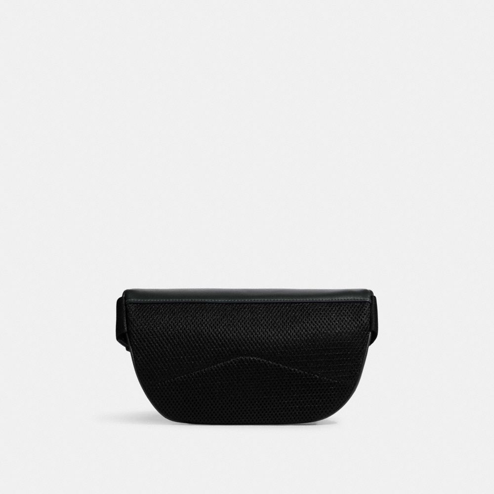 WESTWAY BELT BAG IN COLORBLOCK SIGNATURE CANVAS WITH COACH PATCH