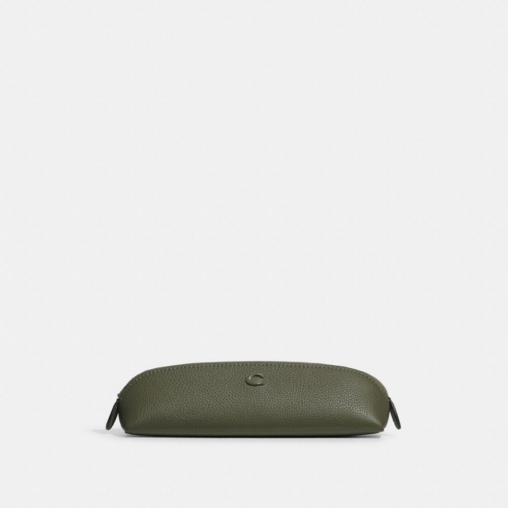 COACH CE500 Pencil Case ARMY GREEN