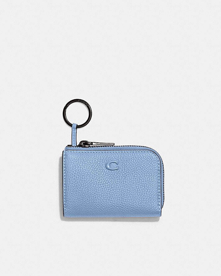 Coach car key pouch with keychain