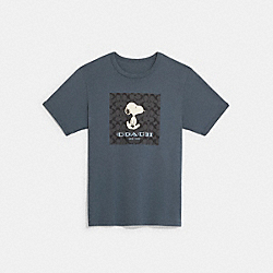 COACH CE544 Coach X Peanuts Signature Snoopy T Shirt NAVY