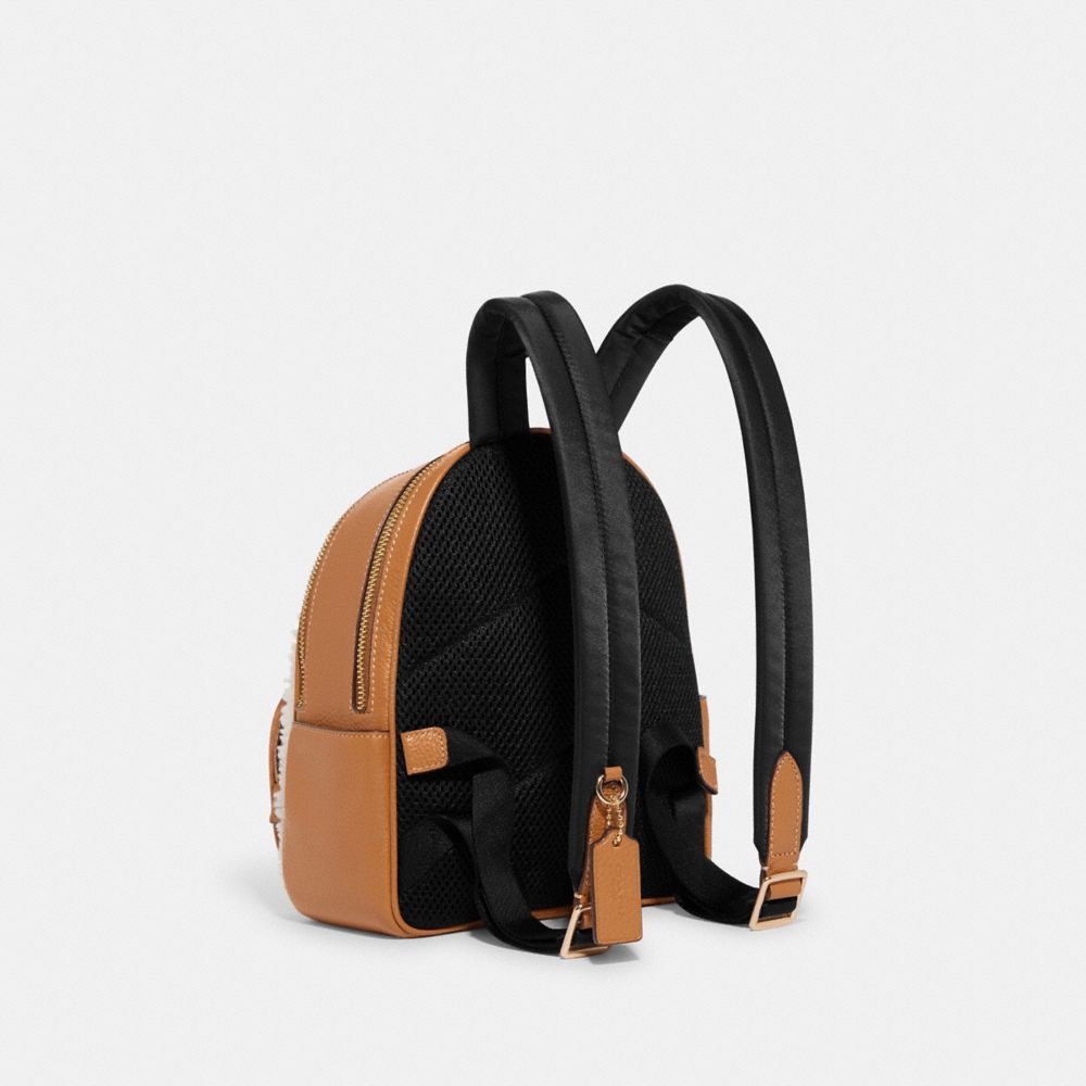 MINI COURT BACKPACK WITH COACH MOTIF
