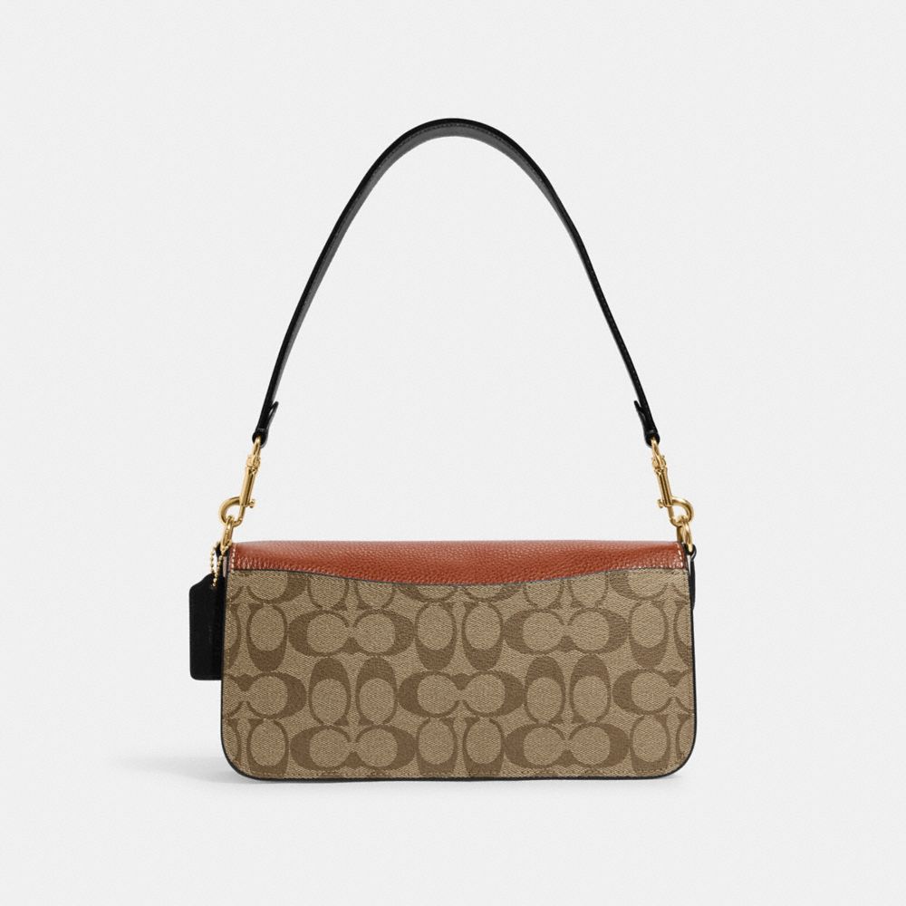 MORGAN SHOULDER BAG IN COLORBLOCK SIGNATURE CANVAS