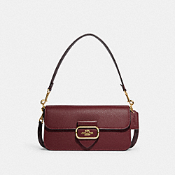 COACH CE561 Morgan Shoulder Bag GOLD/BLACK CHERRY MULTI