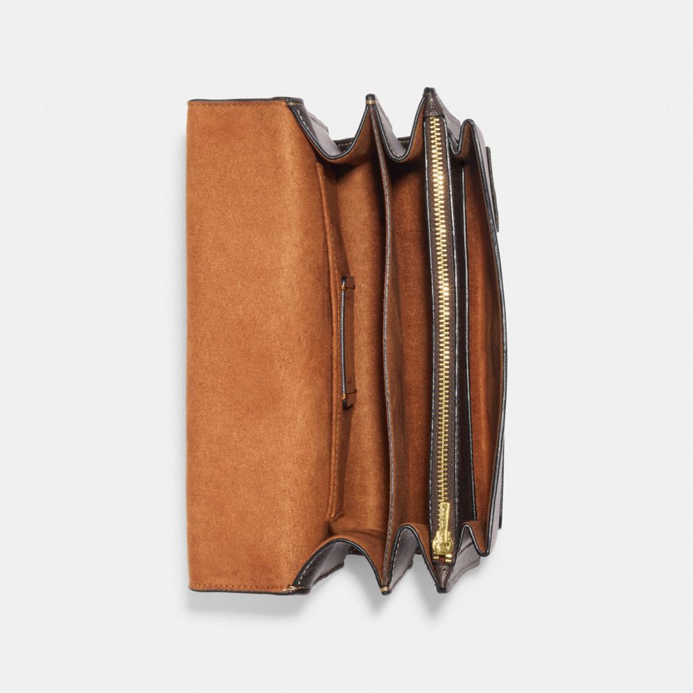 KLARE CROSSBODY IN SIGNATURE CANVAS WITH SKI PATCHES