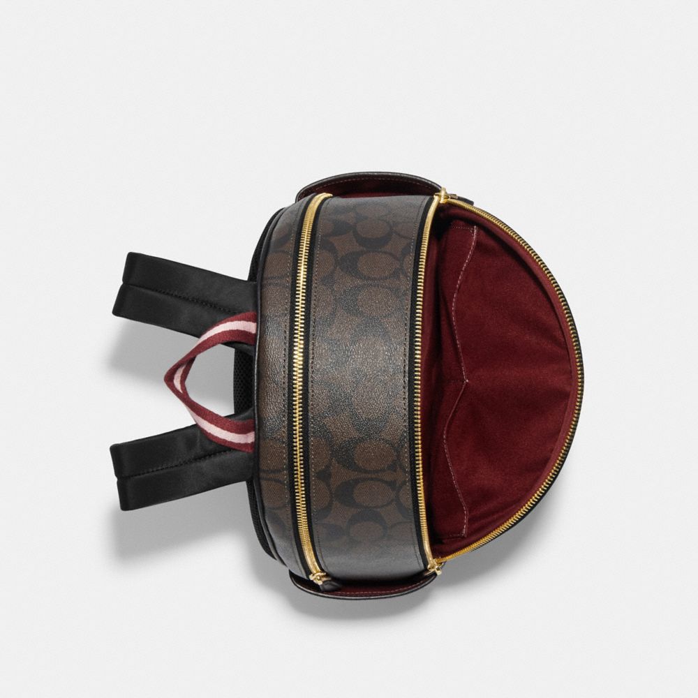 COURT BACKPACK IN SIGNATURE CANVAS WITH SKI PATCHES