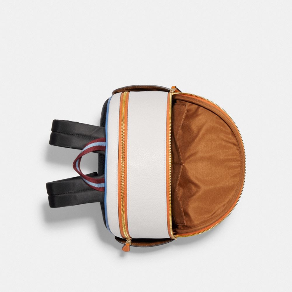 COURT BACKPACK WITH SIGNATURE CANVAS DETAIL AND COACH STAMP