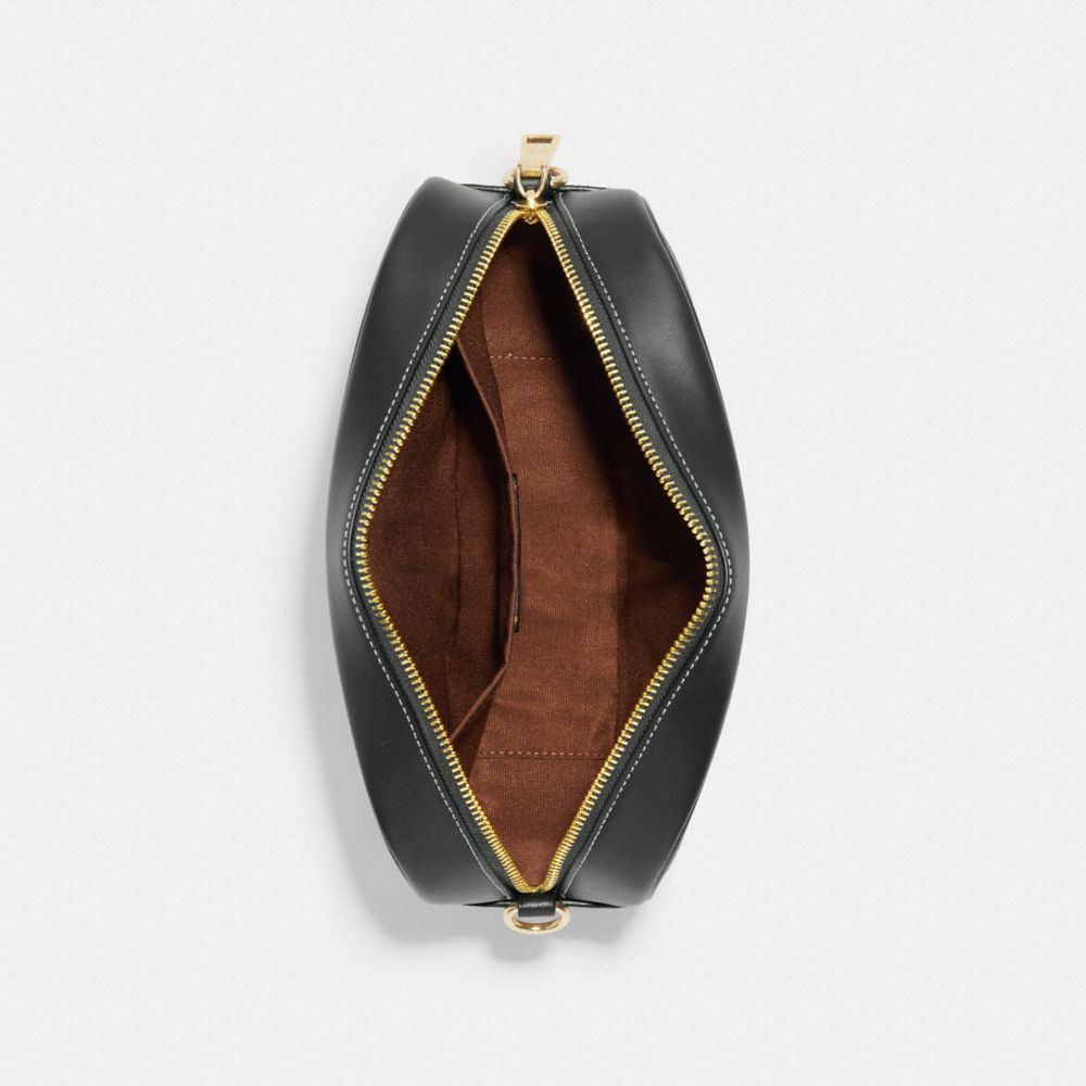 JAMIE CAMERA BAG IN SIGNATURE CANVAS WITH VARSITY MOTIF