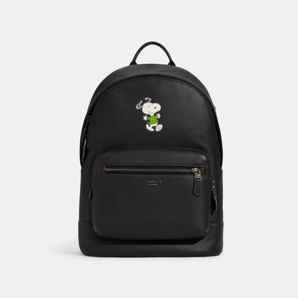 COACH Ce608 - COACH X PEANUTS WEST BACKPACK WITH SNOOPY