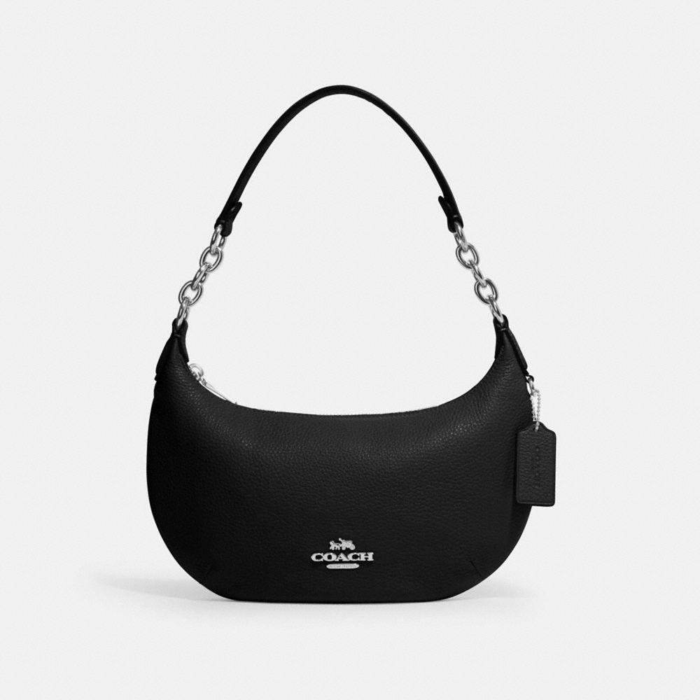 COACH CE619 Payton Hobo Silver/Black