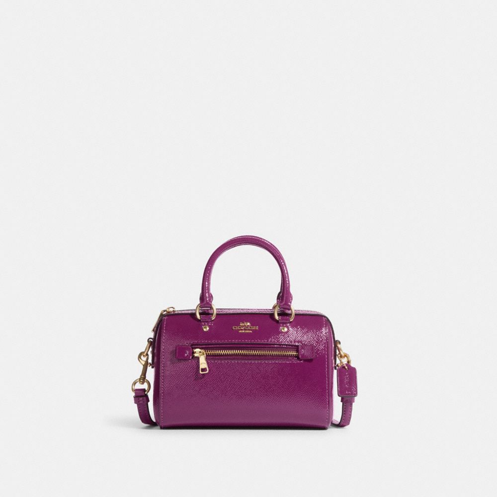 COACH CE631 Mini Rowan Crossbody IM/DARK MAGENTA