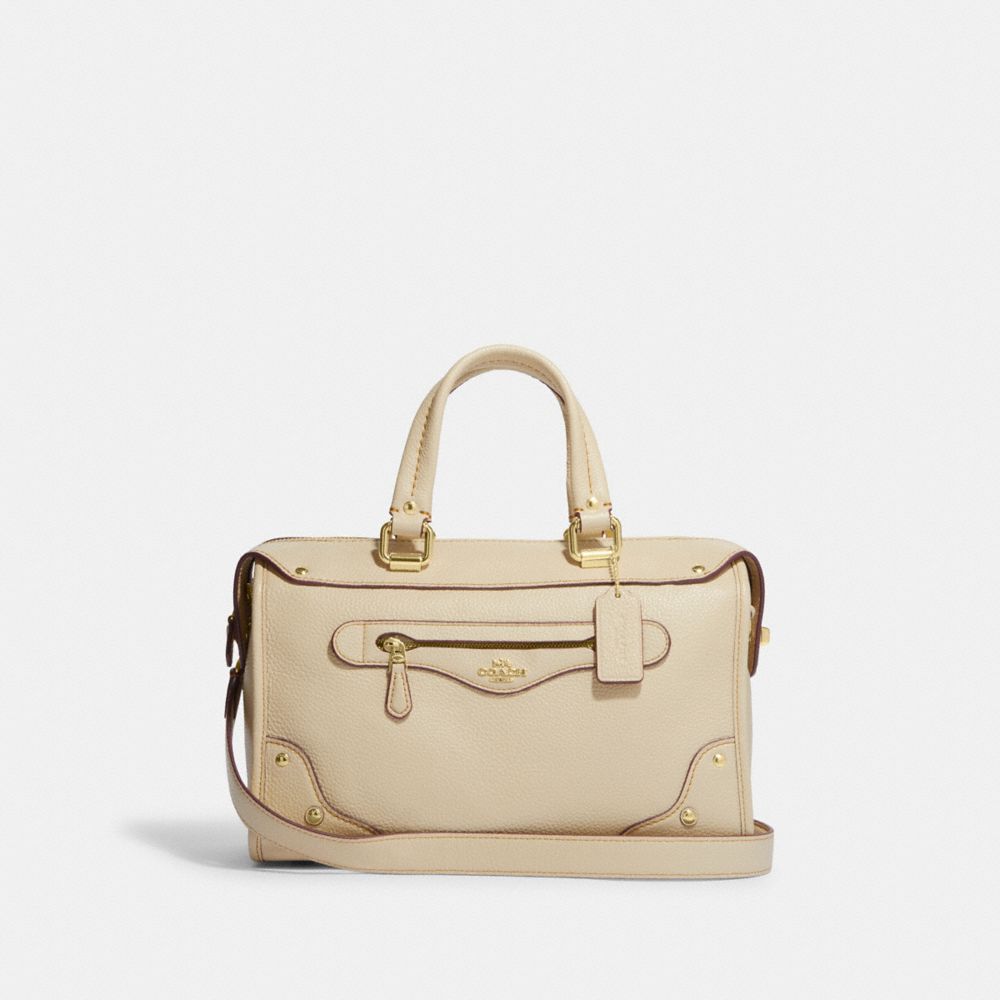 COACH CE633 Millie Satchel Gold/Ivory