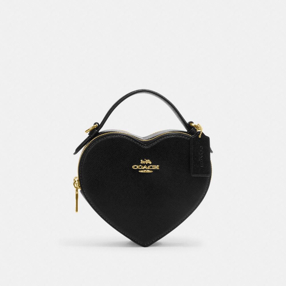 COACH CE652 Heart Crossbody Gold/Black