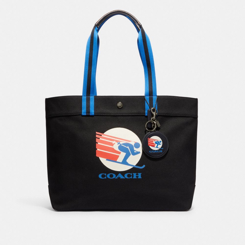 KEY FOB IN SIGNATURE CANVAS WITH SKI SPEED GRAPHIC