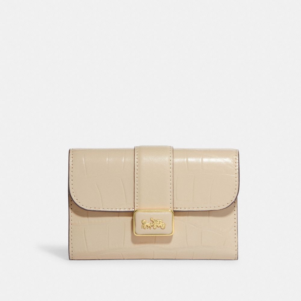 Medium Grace Wallet - CE686 - Gold/Ivory