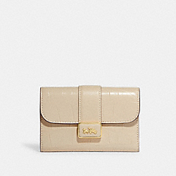 Medium Grace Wallet - CE686 - Gold/Ivory
